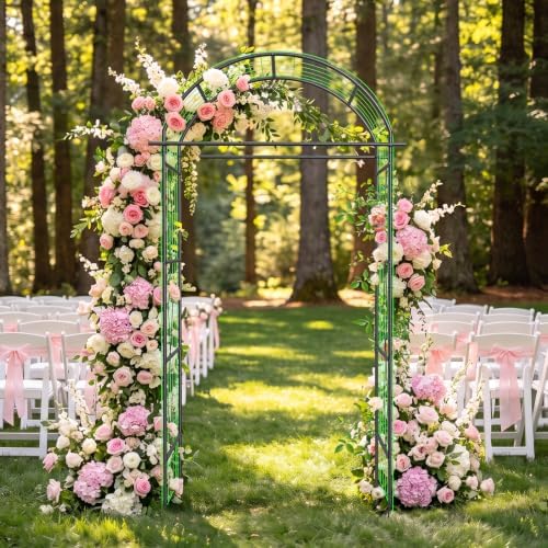 Garden Arch Trellis with Netting, Metal Garden Trellis for Climbing Plants - Image 6