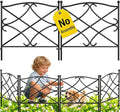 AMAGABELI GARDEN & HOME 5 Panels 32in(H)×10ft(L) Decorative Garden Fences and Borders for Dogs Rustproof Metal No Dig Fence Panels Garden Edging Border for Animal Barrier Flower Beds Yard Patio by AMAGABELI+GARDEN+%26+HOME
