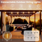 RTTY Outdoor String Lights 300 FT, LED Patio Light Outside Waterproof - Image 2