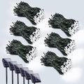 Solar String Lights Outdoor 6 Pack 600 LED 198FT Christmas Light Cool White by EEW