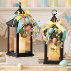 JOIONE Easter Decorative Candle Lanterns, 2 Packs 14" Spring Porch Decor by JOIONE
