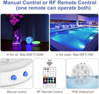 LUXJET Rechargeable Pool Lights 4 Pack, Submersible LED Lights, RF Remote - Image 4