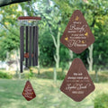 Personalized Sympathy Wind Chimes, Sympathy Gifts for Loss of a Loved One, Wind Chimes Customized Memory Words for Loss of Loved Person, Bereavement/Condolence/Memorial Gift for Loss by Astarin