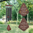 Personalized Sympathy Wind Chimes, Sympathy Gifts for Loss of a Loved One, Wind Chimes Customized Memory Words for Loss of Loved Person, Bereavement/Condolence/Memorial Gift for Loss by Astarin