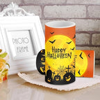 Happy Halloween Flameless Candles Bulk Battery Operated Candles with Remote and Timer for Trick or Treat Party Decorations, Pumpkin Flickering LED Elictric Pillar Tealights - Image 3