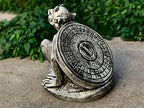Large gothic gremlin Gargoyle figure outdoor Concrete antique decoration Sitting gargoyle statue French grotesque garden ornament Cast stone Guardian Gargoyle Statue Concrete Gargoyle Winged Creature - Image 7