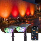 Linkind Smart Solar Spotlights Outdoor SL5 Upgraded, Halloween Solar Lights by Linkind