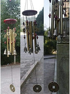 Wind Chimes Indoor Outdoor Outdoor Living Wind Chimes Yard Antique Amazing Garden Tubes Bells Copper Yard Wall Hanging Home Decor Hanging Ornament - Image 4