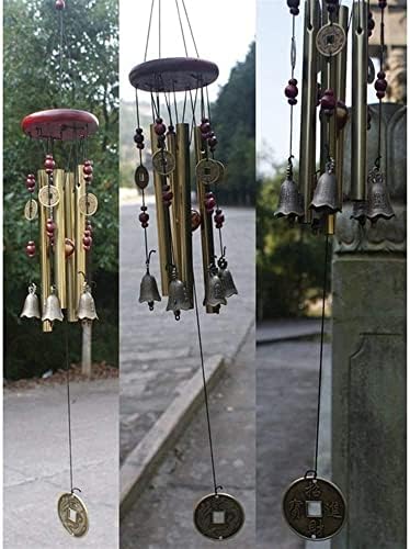 Wind Chimes Indoor Outdoor Outdoor Living Wind Chimes Yard Antique Amazing Garden Tubes Bells Copper Yard Wall Hanging Home Decor Hanging Ornament - Image 4