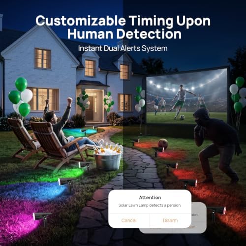 Linkind Smart Solar Spotlights Outdoor SL5 Upgraded, Halloween Solar Lights - Image 2