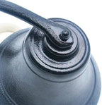 Hanging Bell Dinner Bell Outdoor Bell Bracket Mount Wall Bell Indoor Rope Bell Ship/Boat/Nautical/Door/School/Reception/Home/Church Bell (Pro-Black) - Image 6