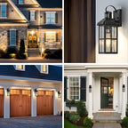 Motion Sensor Porch Light Dusk to Dawn Outdoor Wall Light - Image 6
