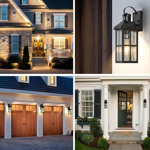 Motion Sensor Porch Light Dusk to Dawn Outdoor Wall Light - Image 6