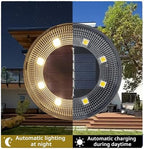 Solar Ground Lights Outdoor Waterproof IP68, 4 Pack 8 LED In Ground Solar Disc Landscape Lighting, Garden Lights Solar Powered for Outside Yard Pathway Patio Lawn Driveway Walkway(White) - Image 2
