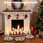 12in Large Outdoor Garden Stone for Patio, 3pcs Pack Joy Design for Christmas Scene,Also for Building Design on the Front of House - Image 2