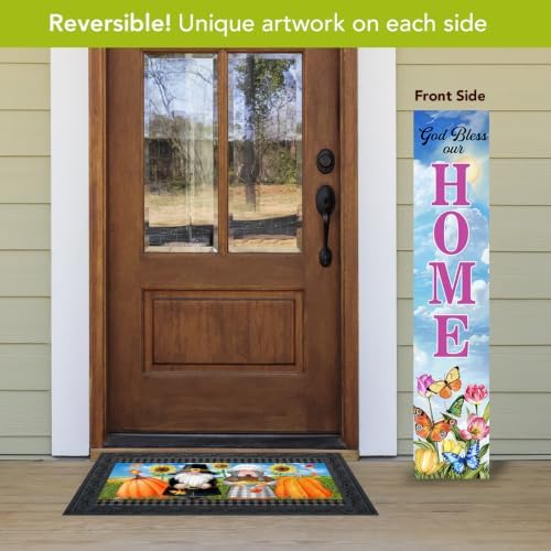 Briarwood Lane Spring Double Sided Reversible Pine Porch Leaner 47x9.5 Spring Home For Spring Porch Leaner - Image 2