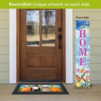 Briarwood Lane Spring Double Sided Reversible Pine Porch Leaner 47x9.5 Spring Home For Spring Porch Leaner - Image 2