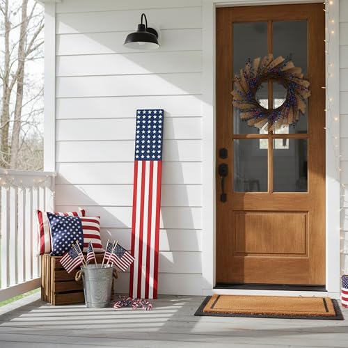 Calloway Mills 118854707 American Flag Porch leaner, 47" x 7.25" - Image 2