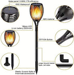 2 Pack Solar Light Outdoor (Super Larger Size) 96led Solar torches for outside,Ultra-Bright Solars Light with Flickering Flame,Auto Lighting Dusk to Dawn Landscape Patio Lights for Garden Decor - Image 4