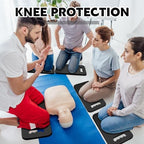Riakrum 20 Pcs Garden Kneeling Pad Garden Knee Pad Thick Foam Knee Mat Waterproof Cushion for Kneeling Multi Functional and Church Kneeler for Praying, Baby Bath, Yoga, 15.4 x 6.7 Inch (Black) - Image 5