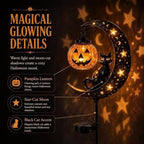 Halloween Moon Cat Solar Stake Light Pumpkin Lantern Outdoor Garden Ornamen - Image 3