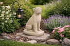 Solid Rock Stoneworks Boxer Dog- 13" Tall x 6" w x 9" Dia- Desert Sand - Image 2