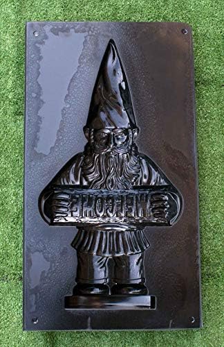 SvitMolds Mold DIY Garden Gnome Welcome Casting Concrete Decor Garden Leprechaun Cement Garden Decor D36 - Image 5