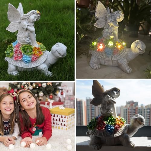 Solar Turtles For Outdoors Solar Turtle Garden Decor Solar Turtle Lights - Image 2