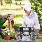 Unicorn Garden Tool Bag Organizer Heavy Duty Funny Unicorn Gardening Tote Bag with 10 Pockets for Women Men Gardening Gifts - Image 2