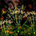 Solar Garden Lights Outdoor, 6 Pack Swaying Fairy Firework Lights Warm by Unknown