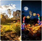 Solar Watering Can Light, Solar Flower Fairy Decorations Outdoor Light - Image 3