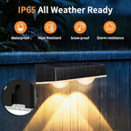 Magnetic Solar Fence Lights Outdoor, 3 in1 IP65 Waterproof 8Modes - Image 5