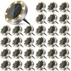 30 Pack Solar Lights Outdoor Waterproof, 8 LED Solar Ground Lights by Unknown