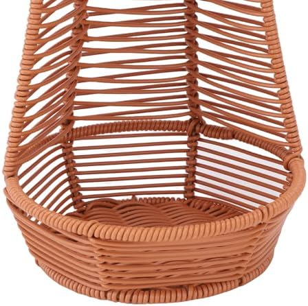 MAVIS LAVEN Garden Solar Light, Rattan Weave with Solar Lantern, Weatherproof and Efficient, Ideal for Outdoor Terraces and Balconies (Brown) - Image 7