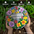 OrnamentallyYou Grandma’s Garden Floral Stepping Stone, 9.5" Decorative Outdoor Decoration - Image 3