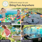 MEKA Solar Fountain for Water Play, Water Table Pump, Outdoor Water Sprinkler for Tuff Tray - Image 5