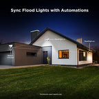 Feit Electric Dual Head Smart Outdoor Flood Lights, Tunable White - Image 3