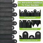 Garden Edging - 20pcs Plastic Garden Fence,Single Size:10 * 8inch - Image 3