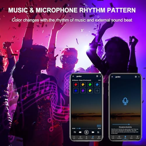 MEIKEE RGB Wall Washer Lights 42W RGBCW Smart APP LED Light Bar - Image 4