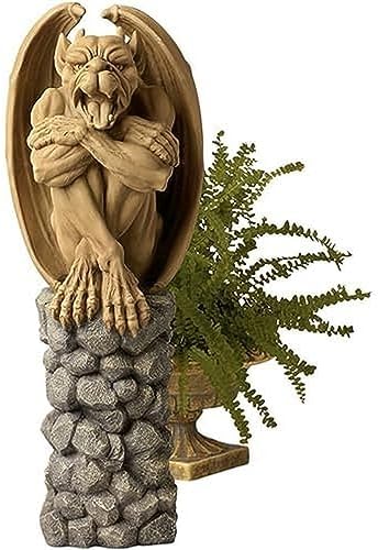Design Toscano NG33967 Trystan, Gargoyle Sentry of the Night Sculpture,two tone stone by DesignToscano
