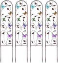 aboxoo 4-Pack Butterfly Metal Garden Trellis for Climbing Plants by aboxoo
