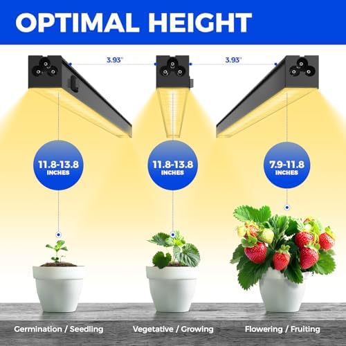 Barrina T5 LED Grow Lights, 5W 1FT, Linkable Plant Lights, Yellow, 8 Packs - Image 6