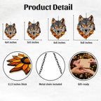 Wolf Acrylic Suncatcher - Image 2