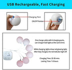 Borelor Floating Pool Lights,3-Inch USB Rechargeable & Remote Control Globe Lamp IP68 Waterproof 16 Color Change Hot Tub Bath Lights, Party Holiday Outdoor Christmas Decorations(6 Pack) - Image 6