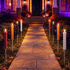 Woanger 8 Pcs Halloween Solar Lights Outdoor, Waterproof LED Pathway Decor - Image 4