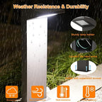 Landscape Lighting Outdoor Pathway LED Lights Modern Garden Lights Decorative Bollard Lamp IP54 Waterproof for Driveway Walkway Patio Lawn 5W 320Lm 27.6In 120V Wired - Image 5