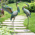 Natelf Outdoor Metal Heron Garden Statues by BuyNow