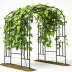 87in H Tall Garden Arch Trellis for Climbing Plants Outdoor by UrGROWA
