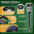 SOLPEX Solar Pathway Lights Waterproof Outdoor Lighting, Cold White 8 Pack - Image 3
