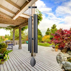 Large Wind Chimes Outside Deep Tone,44" Memorial Wind Chimes Outdoor with 4 Heavy Tubes Soothing Melody Sympathy Gift for Mom Patio Hanging Decor by Epartswide